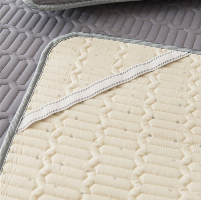 91家纺网 家纺一手货源 找家纺 威克凯丽 2021新款凉感丝纯色乳胶凉席 海纳青紫