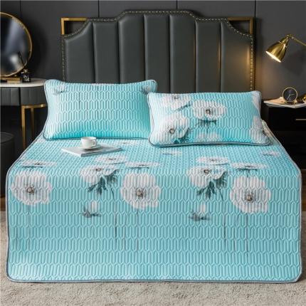 91家纺网 家纺一手货源 找家纺 （总）威克凯丽 2021新款凉感丝印花乳胶凉席