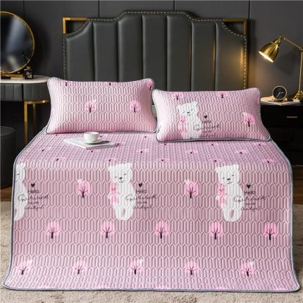 91家纺网 家纺一手货源 找家纺 （总）威克凯丽 2021新款凉感丝印花乳胶凉席