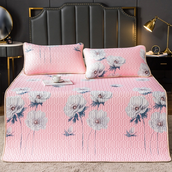 91家纺网 家纺一手货源 找家纺 （总）威克凯丽 2021新款凉感丝印花乳胶凉席