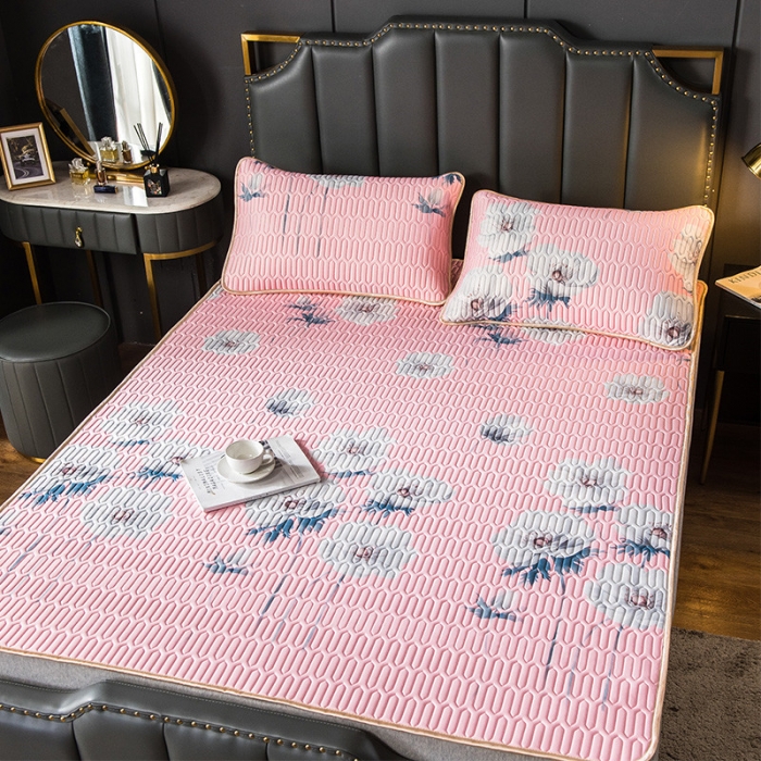 91家纺网 家纺一手货源 找家纺 （总）威克凯丽 2021新款凉感丝印花乳胶凉席