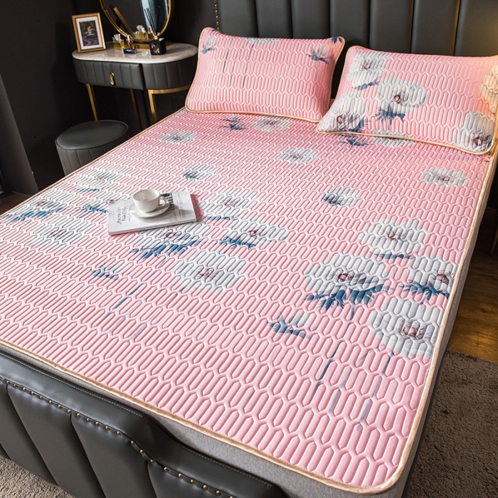 91家纺网 家纺一手货源 找家纺 （总）威克凯丽 2021新款凉感丝印花乳胶凉席