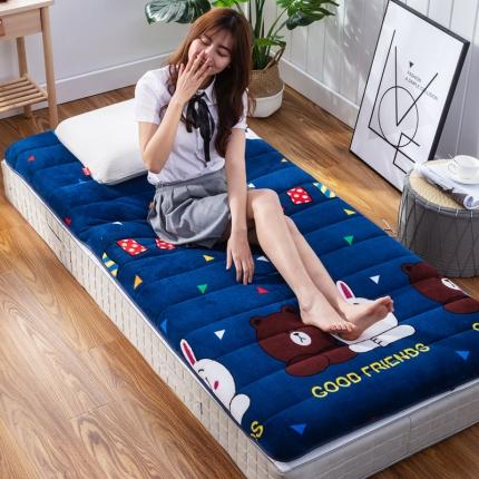 91家纺网 家纺一手货源 找家纺 （总）美真 2020新款学生宝宝绒卡通床垫