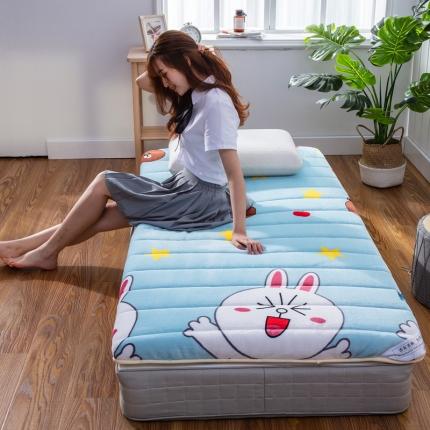 91家纺网 家纺一手货源 找家纺 （总）美真 2020新款学生宝宝绒卡通床垫