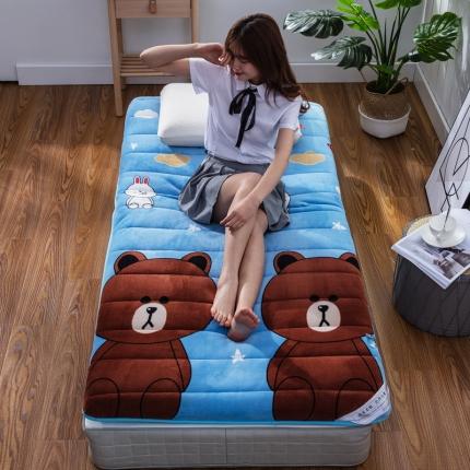 91家纺网 家纺一手货源 找家纺 （总）美真 2020新款学生宝宝绒卡通床垫