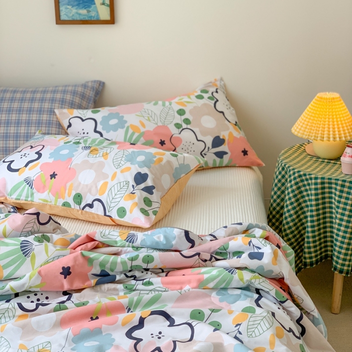 91家纺网 家纺一手货源 找家纺 时年家纺 2020新款40支全棉13372喷气羽丝夏被 春和