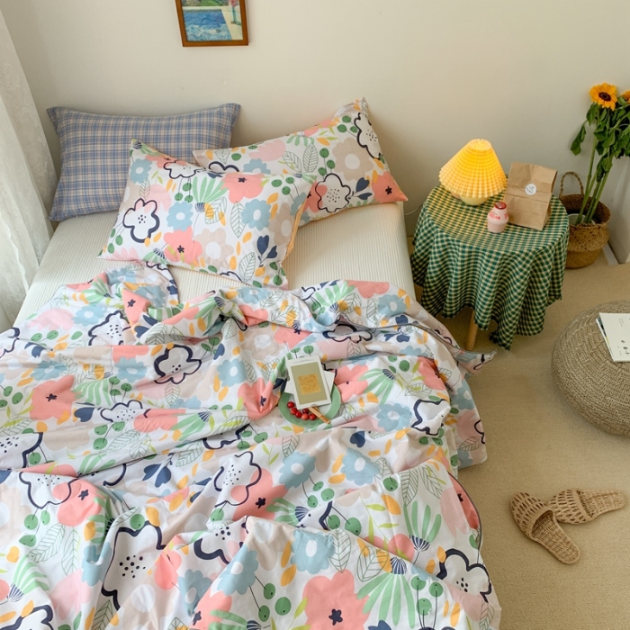 91家纺网 家纺一手货源 找家纺 时年家纺 2020新款40支全棉13372喷气羽丝夏被 春和