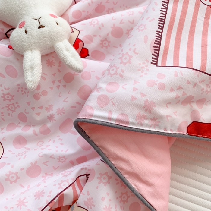 91家纺网 家纺一手货源 找家纺 时年家纺 2020新款40支全棉13372喷气羽丝夏被 公主日记