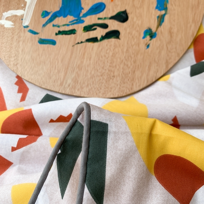 91家纺网 家纺一手货源 找家纺 时年家纺 2020新款40支全棉13372喷气羽丝夏被 几何