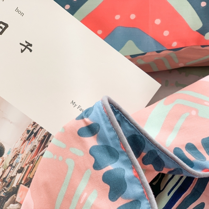 91家纺网 家纺一手货源 找家纺 时年家纺 2020新款40支全棉13372喷气羽丝夏被 米娅