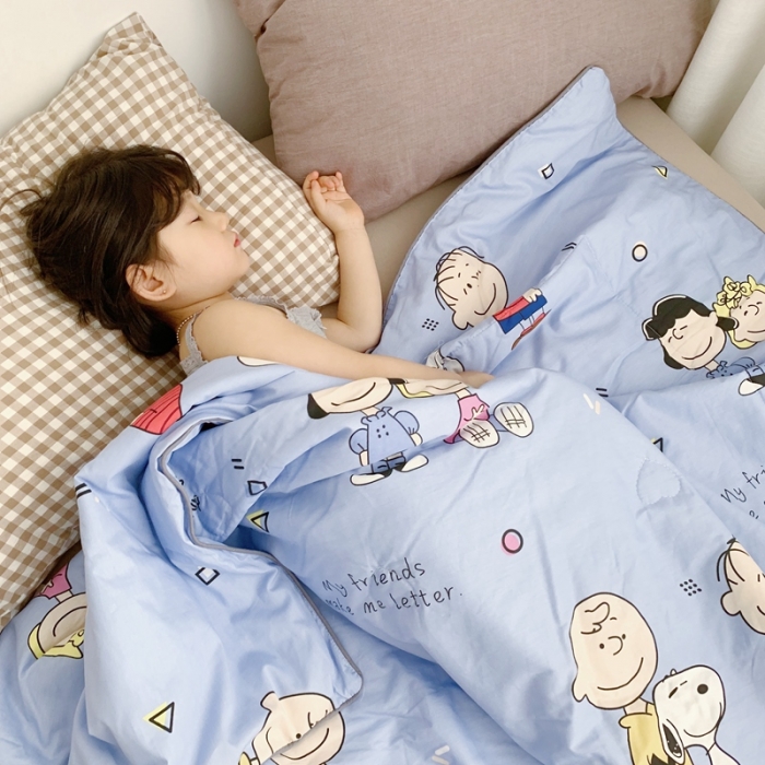 91家纺网 家纺一手货源 找家纺 时年家纺 2020新款40支全棉13372喷气羽丝夏被 小伙伴