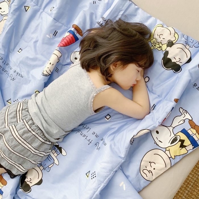 91家纺网 家纺一手货源 找家纺 时年家纺 2020新款40支全棉13372喷气羽丝夏被 小伙伴