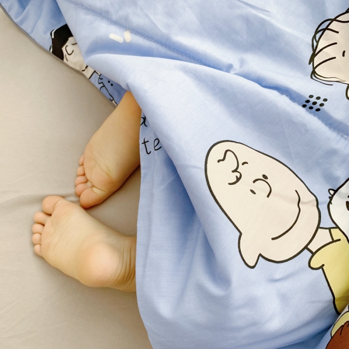 91家纺网 家纺一手货源 找家纺 时年家纺 2020新款40支全棉13372喷气羽丝夏被 小伙伴