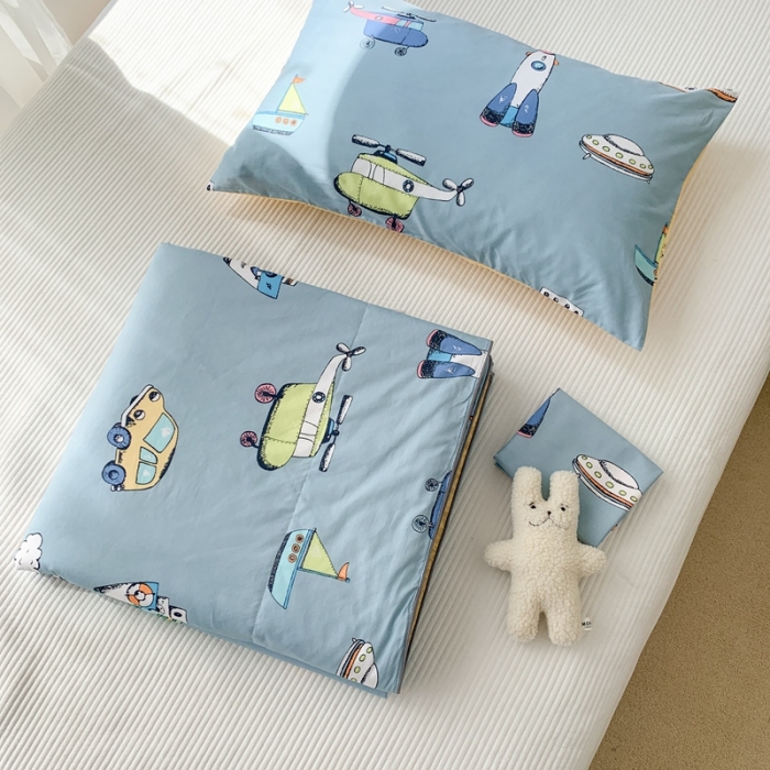 91家纺网 家纺一手货源 找家纺 时年家纺 2020新款40支全棉13372喷气羽丝夏被 小汽车