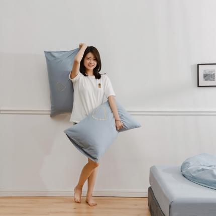 91家纺网 家纺一手货源 找家纺 （总）KA家纺 2022新款暖心系列全棉水洗棉枕套