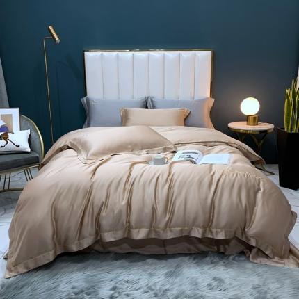 91家纺网 家纺一手货源 找家纺 （总）顾家家居 2023新款80奥地利兰精兰精天丝刺绣四件套