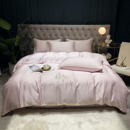 91家纺网 家纺一手货源 找家纺 （总）馨蕊家居 2021新款80S兰精天丝罗拉四件套