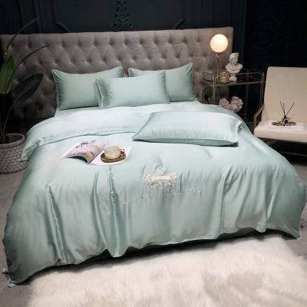 91家纺网 家纺一手货源 找家纺 （总）馨蕊家居 2021新款80S兰精天丝罗拉四件套