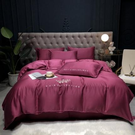 （总）馨蕊家居 2021新款80S兰精天丝罗拉四件套