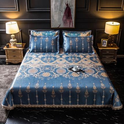 91家纺网 家纺一手货源 找家纺 （总）懒猫家纺 2020新款600D床单款冰丝凉席