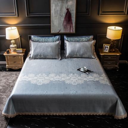 91家纺网 家纺一手货源 找家纺 （总）懒猫家纺 2020新款600D床单款冰丝凉席