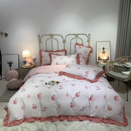 91家纺网 家纺一手货源 找家纺 （总）芯贝儿 2020款柔锦m小清新韩版四件套