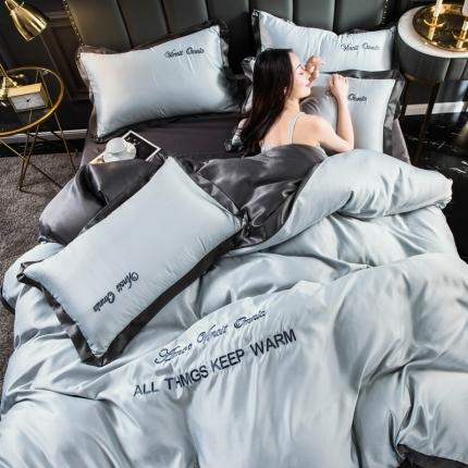 91家纺网 家纺一手货源 找家纺 （总）欧冠家纺 2020爆款盛夏水洗真丝四件套