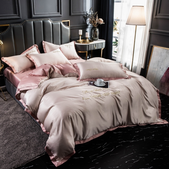 91家纺网 家纺一手货源 找家纺 （总）欧冠家纺 2020爆款盛夏水洗真丝四件套