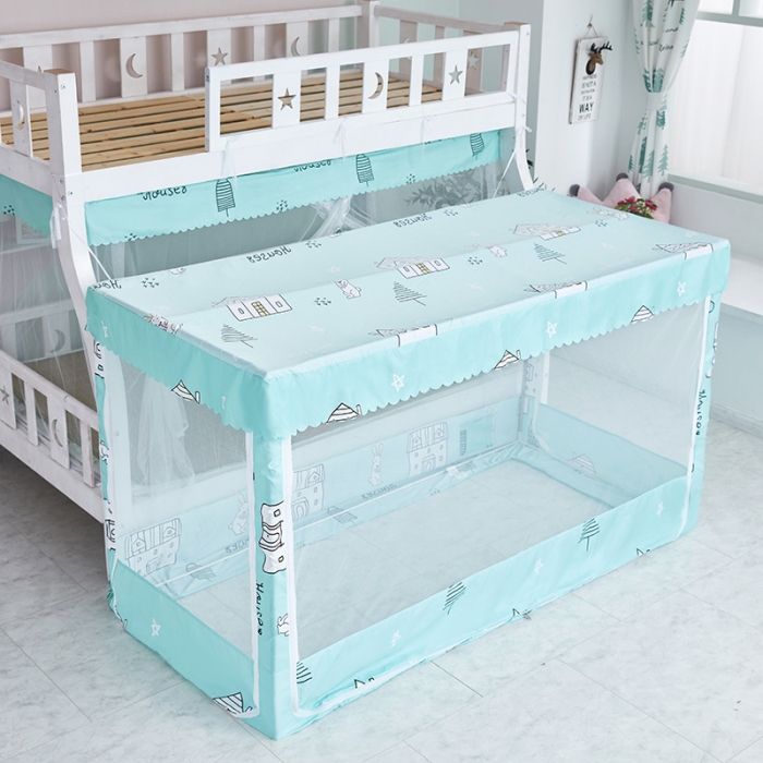 91家纺网 家纺一手货源 找家纺 卓尔居 子母床上下铺系绳款合门配支架蚊帐 都市生活