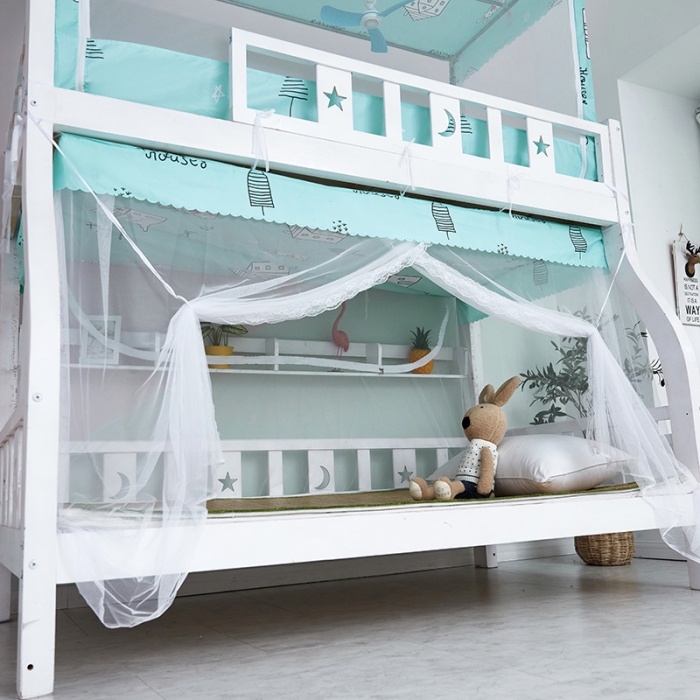 91家纺网 家纺一手货源 找家纺 卓尔居 子母床上下铺系绳款合门配支架蚊帐 都市生活