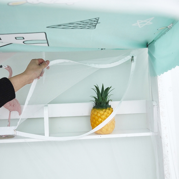 91家纺网 家纺一手货源 找家纺 卓尔居 子母床上下铺系绳款合门配支架蚊帐 都市生活