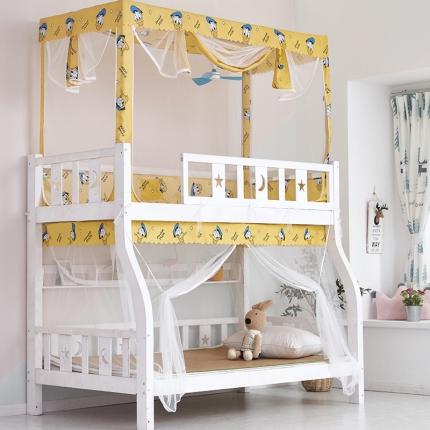 91家纺网 家纺一手货源 找家纺 （总）卓尔居 2022新款子母床上下铺系绳款拉链配支架蚊帐