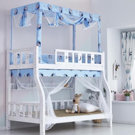 91家纺网 家纺一手货源 找家纺 （总）卓尔居 2022新款子母床上下铺系绳款拉链配支架蚊帐