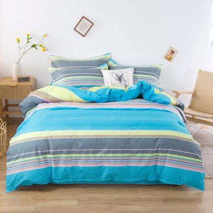 91家纺网 家纺一手货源 找家纺 圣锦 全棉单被套 快乐空间