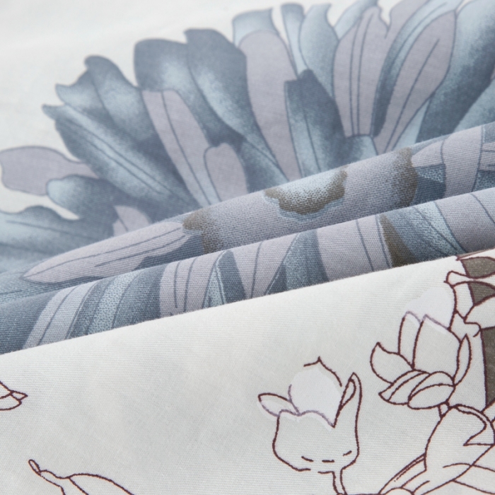 91家纺网 家纺一手货源 找家纺 圣锦 全棉单被套 似水流年