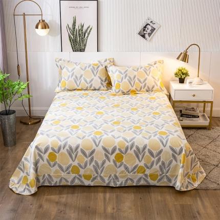 91家纺网 家纺一手货源 找家纺 （总）宝齐莱 2020新款全棉印花单床单