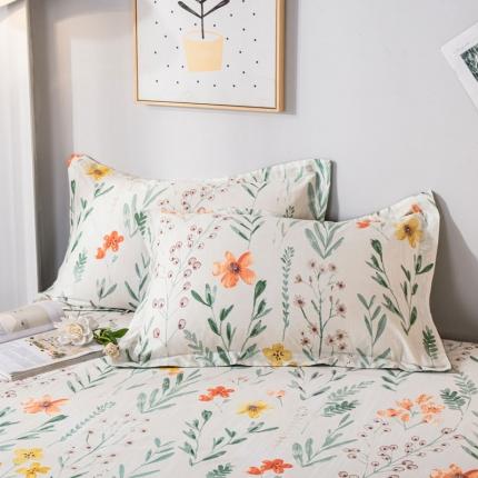 91家纺网 家纺一手货源 找家纺 总-宝齐莱  2020年新款全棉印花单枕套48*74cm一只