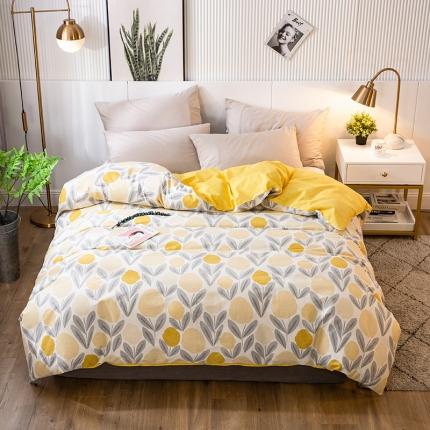 91家纺网 家纺一手货源 找家纺 （总）宝齐莱 2020年新款全棉印花单被套