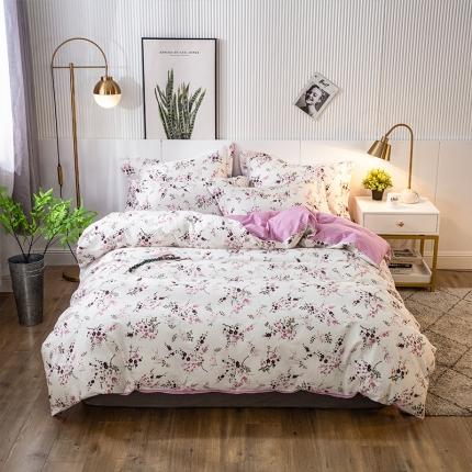 91家纺网 家纺一手货源 找家纺 （总）宝齐莱 2020年新款13372全棉印花四件套