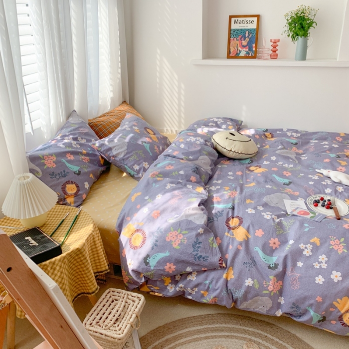 91家纺网 家纺一手货源 找家纺 （总）时年 2020新款40s全棉小可爱系列四件套