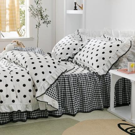 91家纺网 家纺一手货源 找家纺 婳庭家居 2021新款少女心全棉四件套 元素