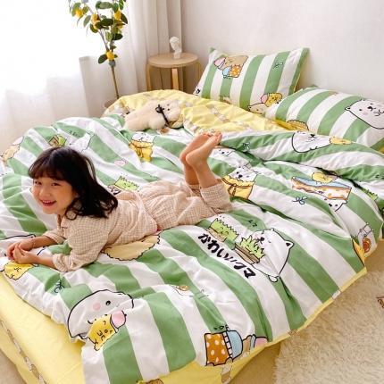 91家纺网 家纺一手货源 找家纺 （总）顾里 2020新款ins网红全棉四件套