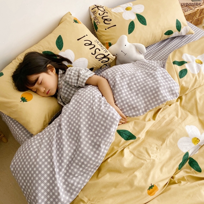 91家纺网 家纺一手货源 找家纺 顾里 2020新款ins网红全棉四件套 花颜心语