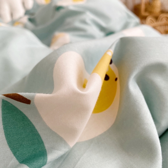 91家纺网 家纺一手货源 找家纺 顾里 2020新款ins网红全棉四件套 清晨