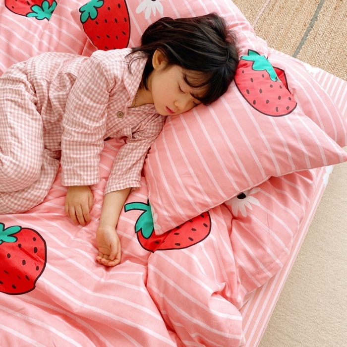 91家纺网 家纺一手货源 找家纺 顾里 2020新款ins网红全棉四件套 少女梦