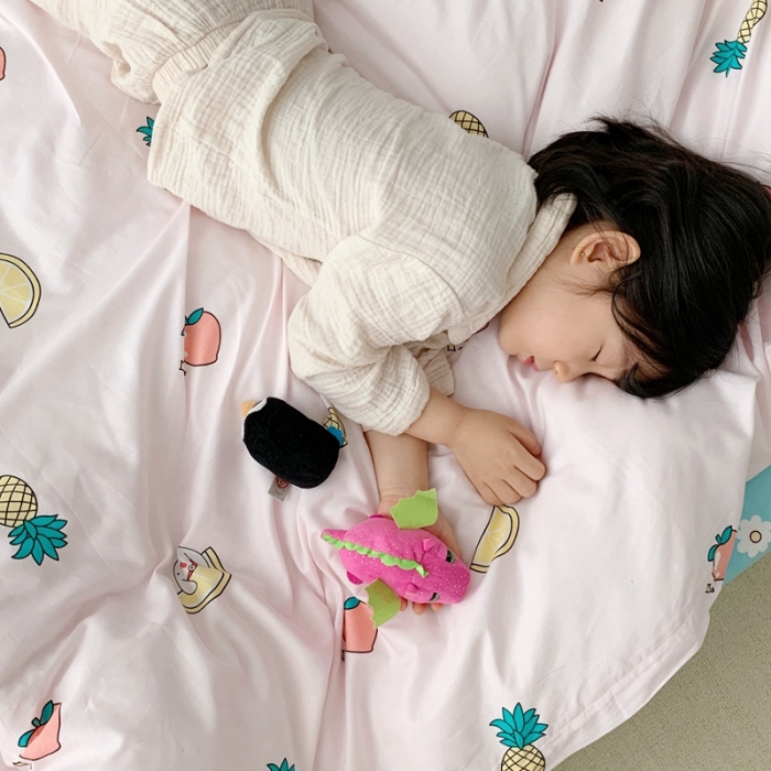 91家纺网 家纺一手货源 找家纺 顾里 2020新款ins网红全棉四件套 水果派