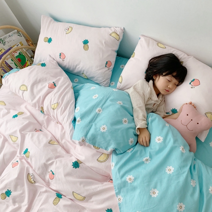 91家纺网 家纺一手货源 找家纺 顾里 2020新款ins网红全棉四件套 水果派