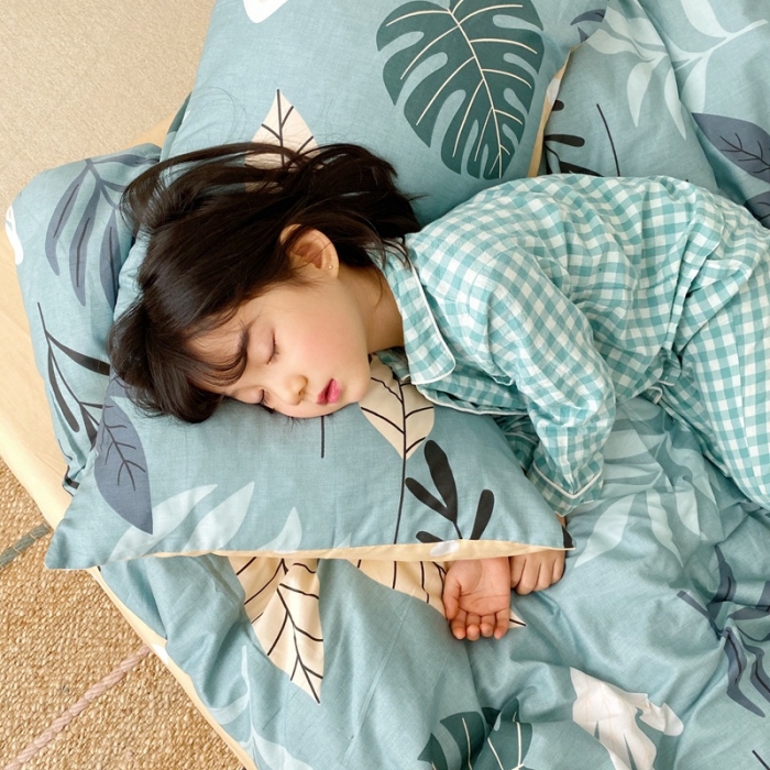 91家纺网 家纺一手货源 找家纺 顾里 2020新款ins网红全棉四件套 叶华