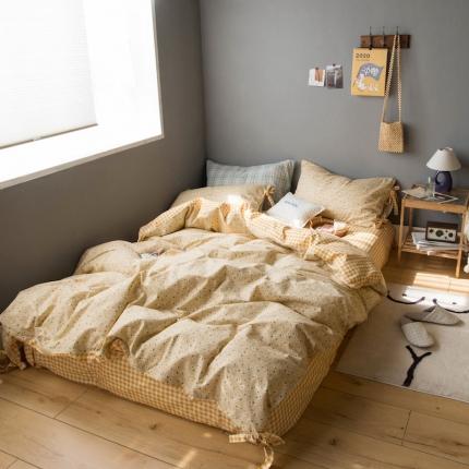 91家纺网 家纺一手货源 找家纺 （总）顾里 2020新款全棉韩式碎花四件套