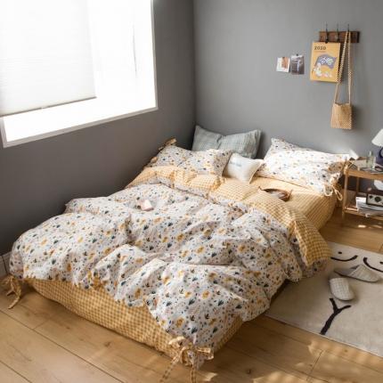 91家纺网 家纺一手货源 找家纺 （总）顾里 2020新款全棉韩式碎花四件套